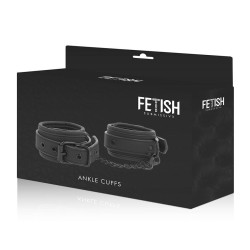FETISH SUBMISSIVE - KNÖCHELSTZE AUS VEGANEM LEDER MIT NOPRENE-FUTTER – Produktansicht 9