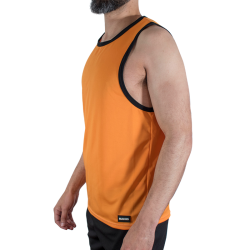MACHO - CMV005 ORANGE GYM T-SHIRT – Produktansicht 2