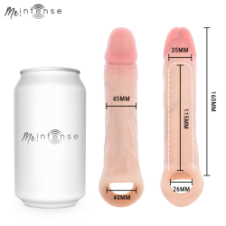 MR INTENSE - ARNOLD L VIBRATOR SILIKON-PENISHÜLLE MIT FERNBEDIENUNG 16 CM -Ø- 4,5 CM – Produktansicht 6