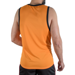 MACHO - CMV005 ORANGE GYM T-SHIRT – Produktansicht 3