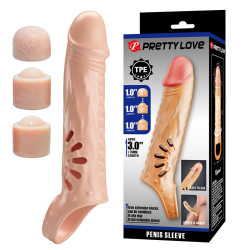 PRETTY LOVE - PENISHÜLLE MIT VERLÄNGERUNGEN – Produktansicht 2
