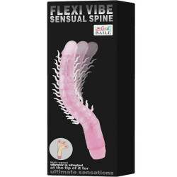 BAILE - FLEXI VIBE SENSUAL SPINE BIEGBARER VIBRIERDILDO FLIEDER 23.5 CM – Produktansicht 2