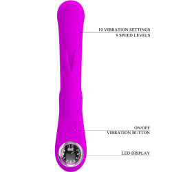 PRETTY LOVE - LAMAR RABBIT VIBRATOR & VIOLETTER G-SPOT – Produktansicht 8