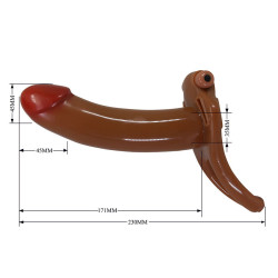 PRETTY LOVE - BRADDEN VIBRATING STRAP-ON – Produktansicht 8