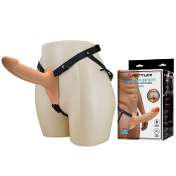 PRETTY LOVE - LANDON VIBRATIONS-STRAP-ON FÜR HELLHAUT – Produktansicht 2