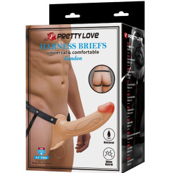 PRETTY LOVE - LANDON VIBRATIONS-STRAP-ON FÜR HELLHAUT – Produktansicht 9