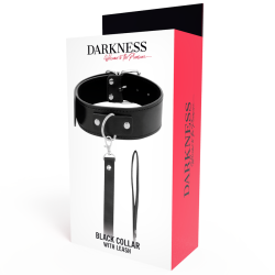 DARKNESS - POSTURE-HALSKETTE MIT LEDERKETTE – Produktansicht 5