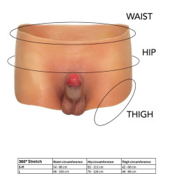 VERBORGENE BEGIERDE – ALTER EGO BOXERSHOT MIT 18 CM PENIS, GRÖSSE S/M – Produktansicht 5