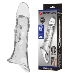 PRETTY LOVE - TRANSPARENTE PENIS-ABDECKUNG – Produktansicht 2