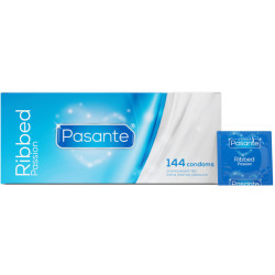 PASANTE - GERIPPTE PASSION-KONDOME BOX 144 EINHEITEN – Produktansicht 2
