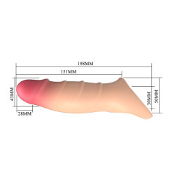 PRETTY LOVE - DARNELL REALISTIC EFFECT PENIS COVER – Produktansicht 10