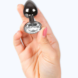 SECRETPLAY - GUNMETAL BUTT PLUG KLEINE GRÖSSE 7 CM – Produktansicht 3
