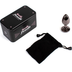SECRETPLAY - GUNMETAL BUTT PLUG KLEINE GRÖSSE 7 CM – Produktansicht 4