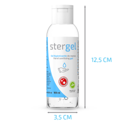 STERGEL - HYDROALKOHOLISCHES HÄNDESANITISIERUNGSGEL ALOE VERA 100ML – Produktansicht 2