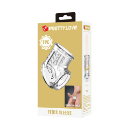 PRETTY LOVE - KURZE TRANSPARENTE PENISHÜLLE – Produktansicht 8