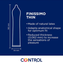 CONTROL - FINISSIMO SENSO KONDOME 144 EINHEITEN – Produktansicht 2