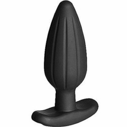 ELECTRASTIM - SILIKON SCHWARZ ROCKER BUTT PLUG GRO – Produktansicht 2