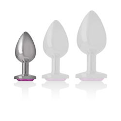 INTENSE - ALUMINIUM-METALL-ANAL-STECKER ROSA HERZ GRÖSSE S – Produktansicht 5