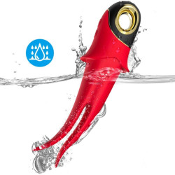 ARMONY - SHADOW VIBRATOR DOPPELKOPF TEASING ROT – Produktansicht 4
