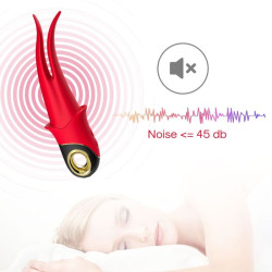 ARMONY - SHADOW VIBRATOR DOPPELKOPF TEASING ROT – Produktansicht 5