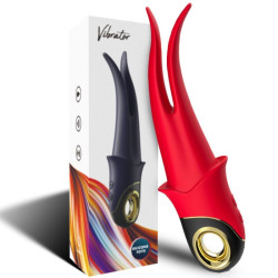 ARMONY - SHADOW VIBRATOR DOPPELKOPF TEASING ROT – Produktansicht 6