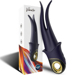 ARMONY - SHADOW VIBRATOR DOPPELKOPF TEASING BLAU – Produktansicht 6