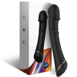ARMONY - DILDO VIBRATOR SILIKON SCHWARZ – Produktansicht 4