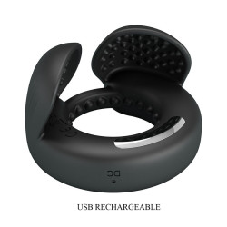 PRETTY LOVE - QUENTIN PENISRING MIT HODENSTIMULATOR – Produktansicht 7
