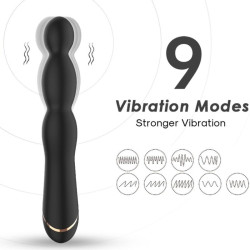 ARMONY - BAMBU VIBRATOR EINSTELLBAR SCHWARZ – Produktansicht 2