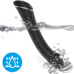 ARMONY - VIBRATOR FALTKOPF SILIKON SCHWARZ – Produktansicht 2