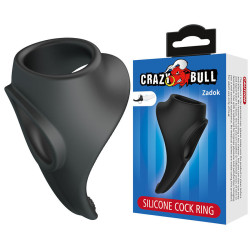 CRAZY BULL - ZADOK ERGONOMISCHER RING MIT PERINEALSTIMULATOR – Produktansicht 2