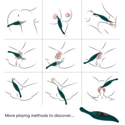 ARMONY - STIMULATOR & VIBRATOR BLATTGRÜN – Produktansicht 2