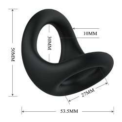 CRAZY BULL - NESTOR ERGONOMISCHER PENIS- UND HODENRING – Produktansicht 6