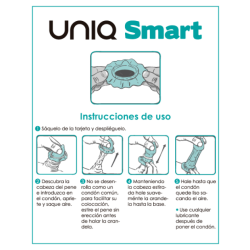 UNIQ - SMART LATEX FREE PRE-ERECTION CONDOMS 3 UNITS – Produktansicht 2