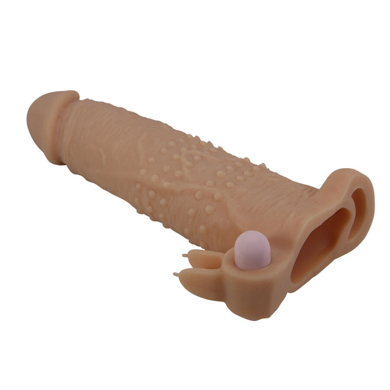 PRETTY LOVE - QUILLON PENISHÜLLE MIT KLITORISSTIMULATOR UND VIBRATION