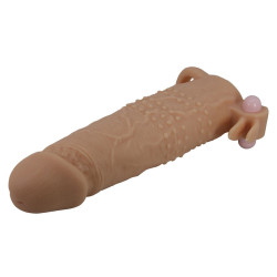 PRETTY LOVE - QUILLON PENISHÜLLE MIT KLITORISSTIMULATOR UND VIBRATION – Produktansicht 5