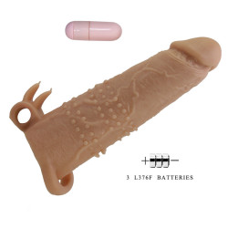 PRETTY LOVE - QUILLON PENISHÜLLE MIT KLITORISSTIMULATOR UND VIBRATION – Produktansicht 6