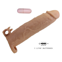 PRETTY LOVE - XERXES PENISHÜLLE MIT KLITORALSTIMULATOR UND VIBRATION – Produktansicht 6