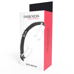 DARKNESS - KNEBEL MIT SCHWARZEM HAKEN – Produktansicht 4