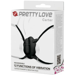 PRETTY LOVE - STRAP-ON MIT CARTER VIBRIERENDER BULLET – Produktansicht 7