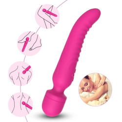 ARMONY - MISSION MASSAGER & VIBRATOR WÄRMEEFFEKT FUCHSIA – Produktansicht 2