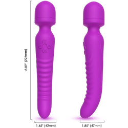 ARMONY - MISSION MASSAGER & VIBRATOR WÄRMEEFFEKT LILA – Produktansicht 2