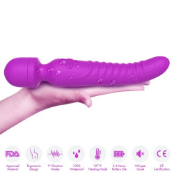 ARMONY - MISSION MASSAGER & VIBRATOR WÄRMEEFFEKT LILA – Produktansicht 3
