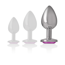 INTENSE - ALUMINIUM-METALL-ANAL-STECKER ROSA HERZ GRÖSSE L – Produktansicht 5