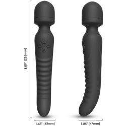 ARMONY - MISSION MASSAGER & VIBRATOR WÄRMEEFFEKT SCHWARZ – Produktansicht 2