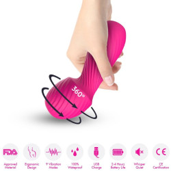 ARMONY - DAZZLE MASSAGER & VIBRATOR KLEIN FUCHSIA – Produktansicht 2