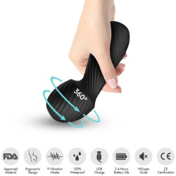 ARMONY - DAZZLE MASSAGER & VIBRATOR KLEIN SCHWARZ – Produktansicht 2