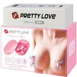 PRETTY LOVE - ÜBERRASCHUNGSBOX ROSA ELEKTROSTIMULATIONSPINZETTE – Produktansicht 8