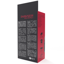 DARKNESS - SCHWARZER ATMUNGSAKTIVER SILIKON-KNEBEL – Produktansicht 5