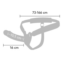 HIDDEN DESIRE - INFERNO VIBRIERENDER PENIS-SLEEVE ZUM AUFSCHNALLEN 16 CM – Produktansicht 2